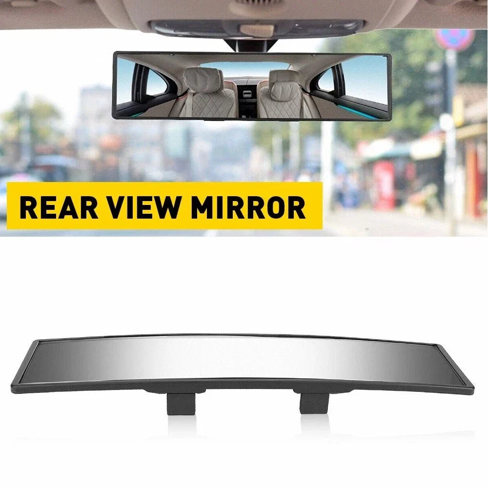 Wide Convex Interior Clip On Rear View Mirror for EXV (270MM, White Tint)