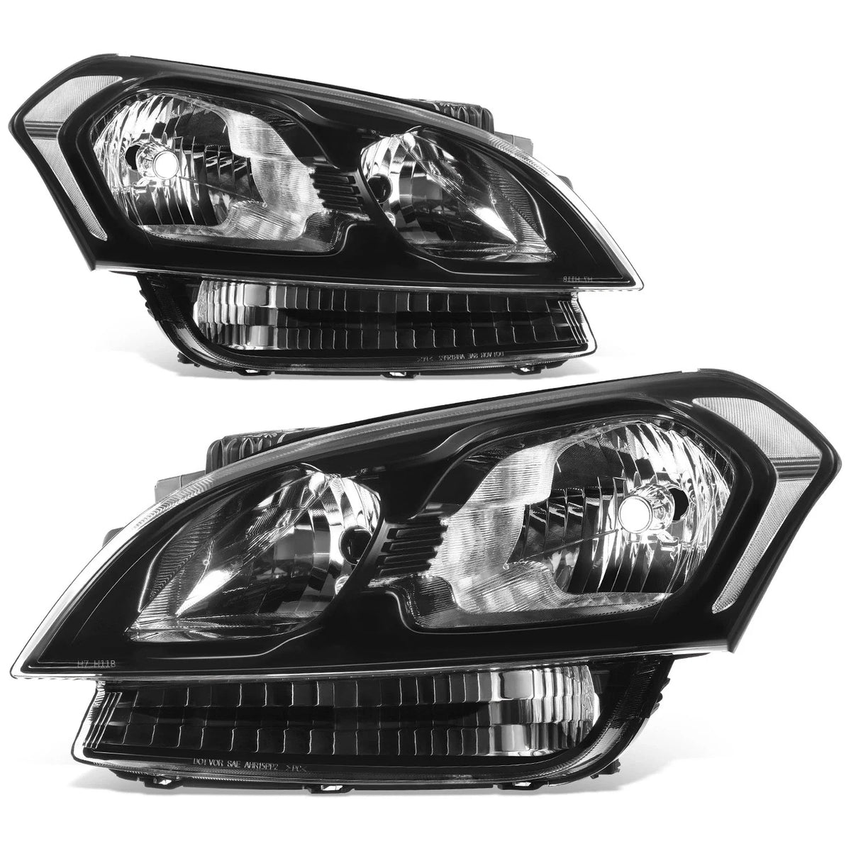 Headlights for Kia Soul (2012–2013) Black Housing Clear Lens Replacement