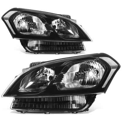 Headlights for Kia Soul (2012–2013) Black Housing Clear Lens Replacement