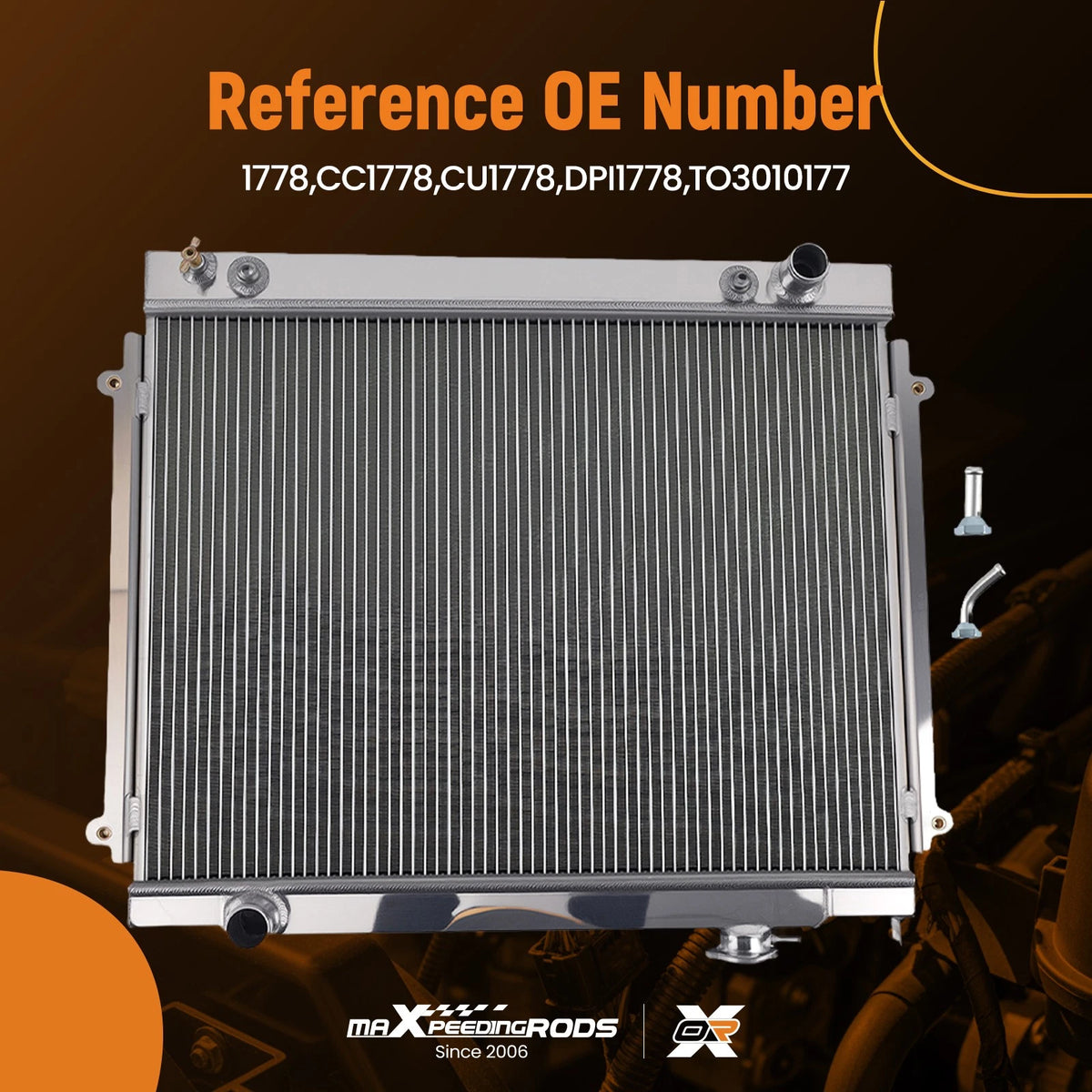 2X Radiator Performance Unit for Toyota Tacoma (1995–2004) NK239X, CU1778