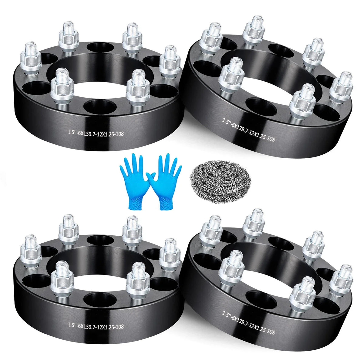 Set of 4 Wheel Spacers 1"/1.5"/2" 6-Lug for Nissan Infiniti