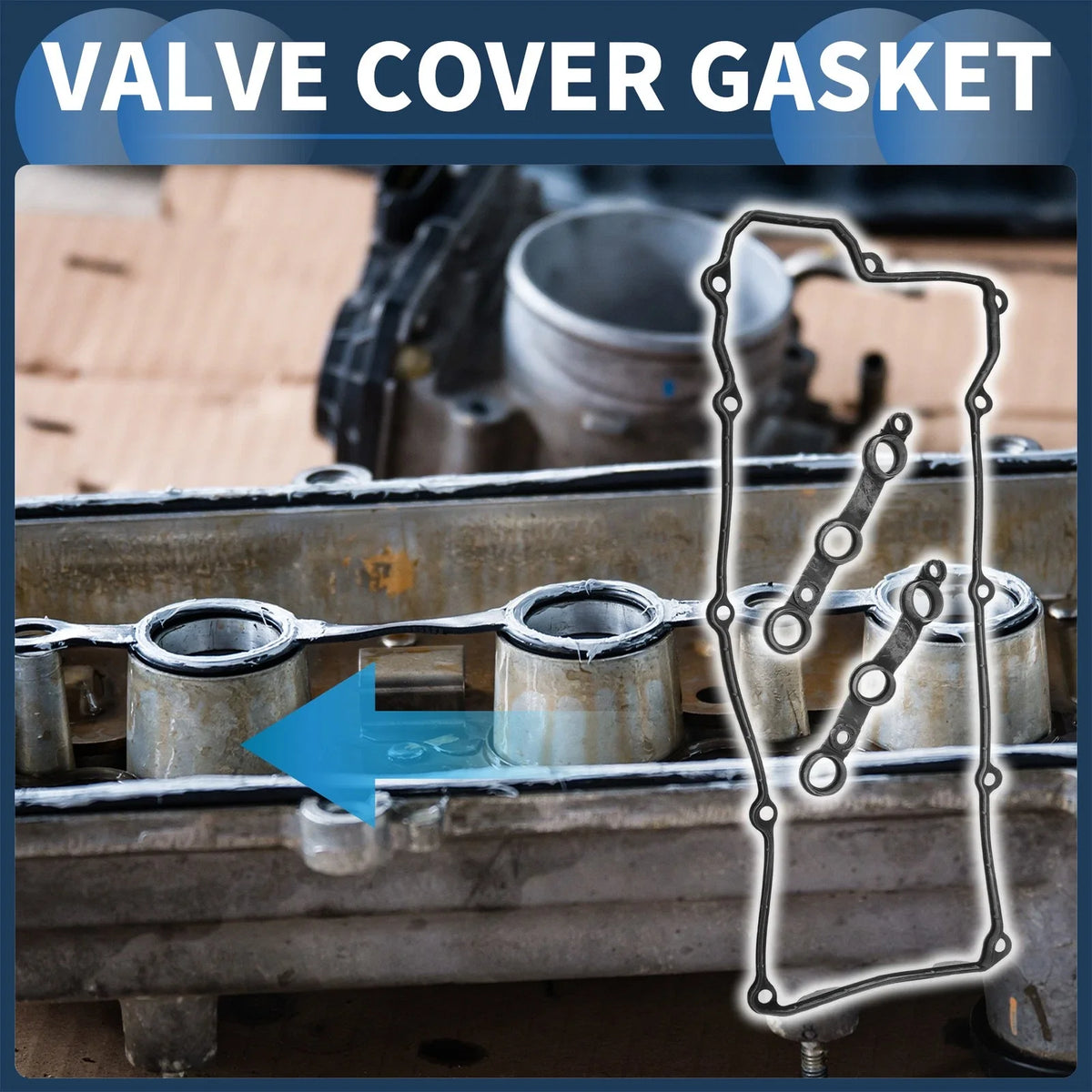 Valve Cover Gasket Set for BMW 320i (1992) 11120034106