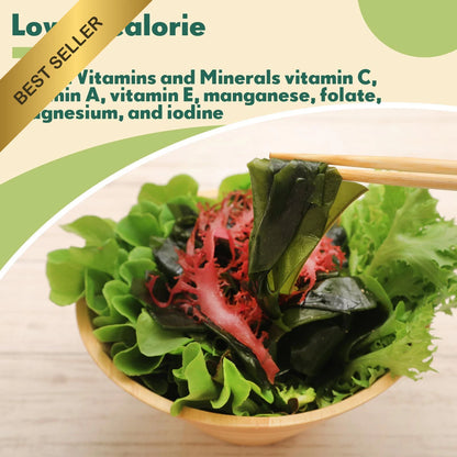 6 oz Dried Seaweed for Salad & Soup - Non-GMO, Gluten-Free