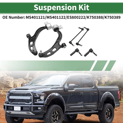 6 Pcs Front Lower Control Arms for Ford Flex (2010–2012) No.MS401121/MS401122