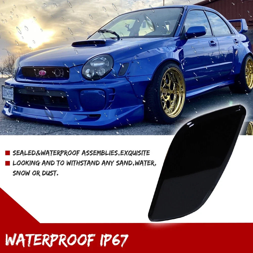 Smoked Front Side Corner Marker Signal Lights Lens Kit for Subaru Impreza (2002–2003)