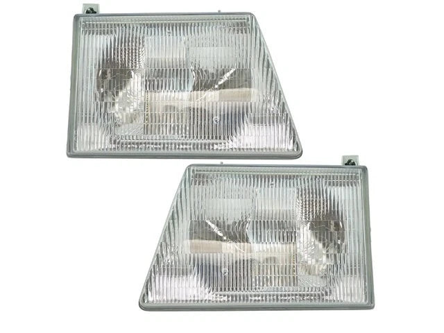 Headlight Assembly Set for Ford E150 Econoline (1992–1996) 51198HGRM