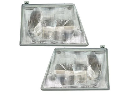 Headlight Assembly Set for Ford E150 Econoline (1992–1996) 51198HGRM