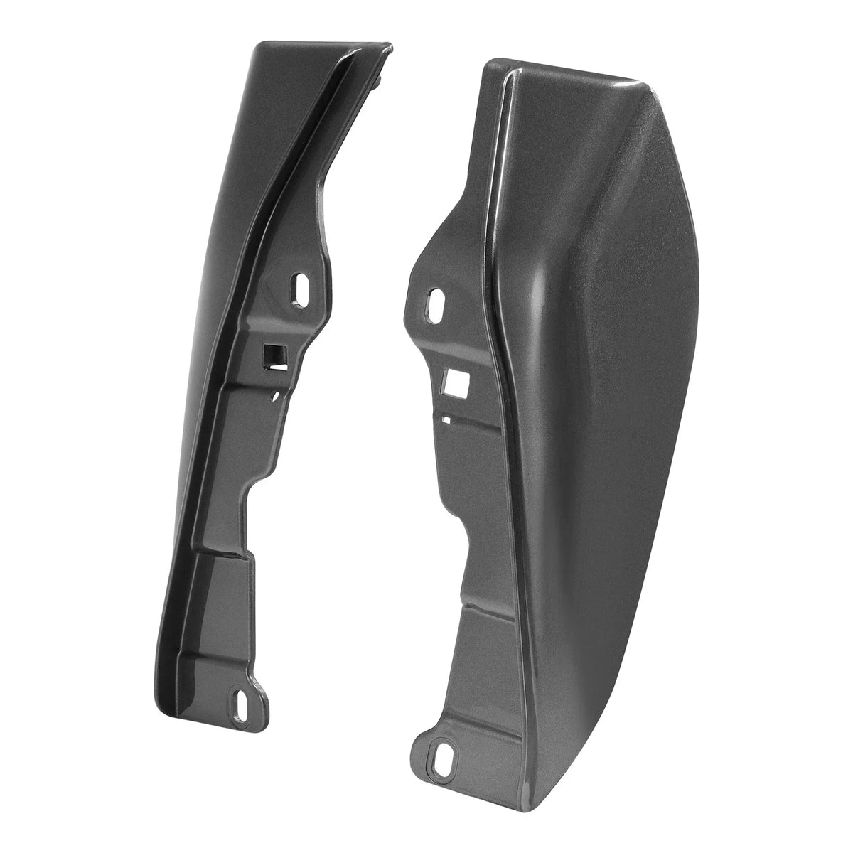 Mid-Frame Air Deflectors for Harley Road Street Glide (2009–2023) Charcoal Pearl