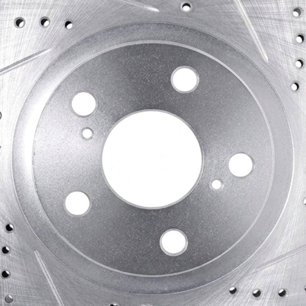 Front Brake Rotors for Audi e-tron GT (2022–2024) ALX-PAU-DF-7002-02022-CLA2, Drilled and Slotted