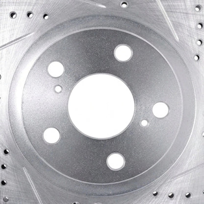 Front Brake Rotors for Audi e-tron GT (2022–2024) ALX-PAU-DF-7002-02022-CLA2, Drilled and Slotted