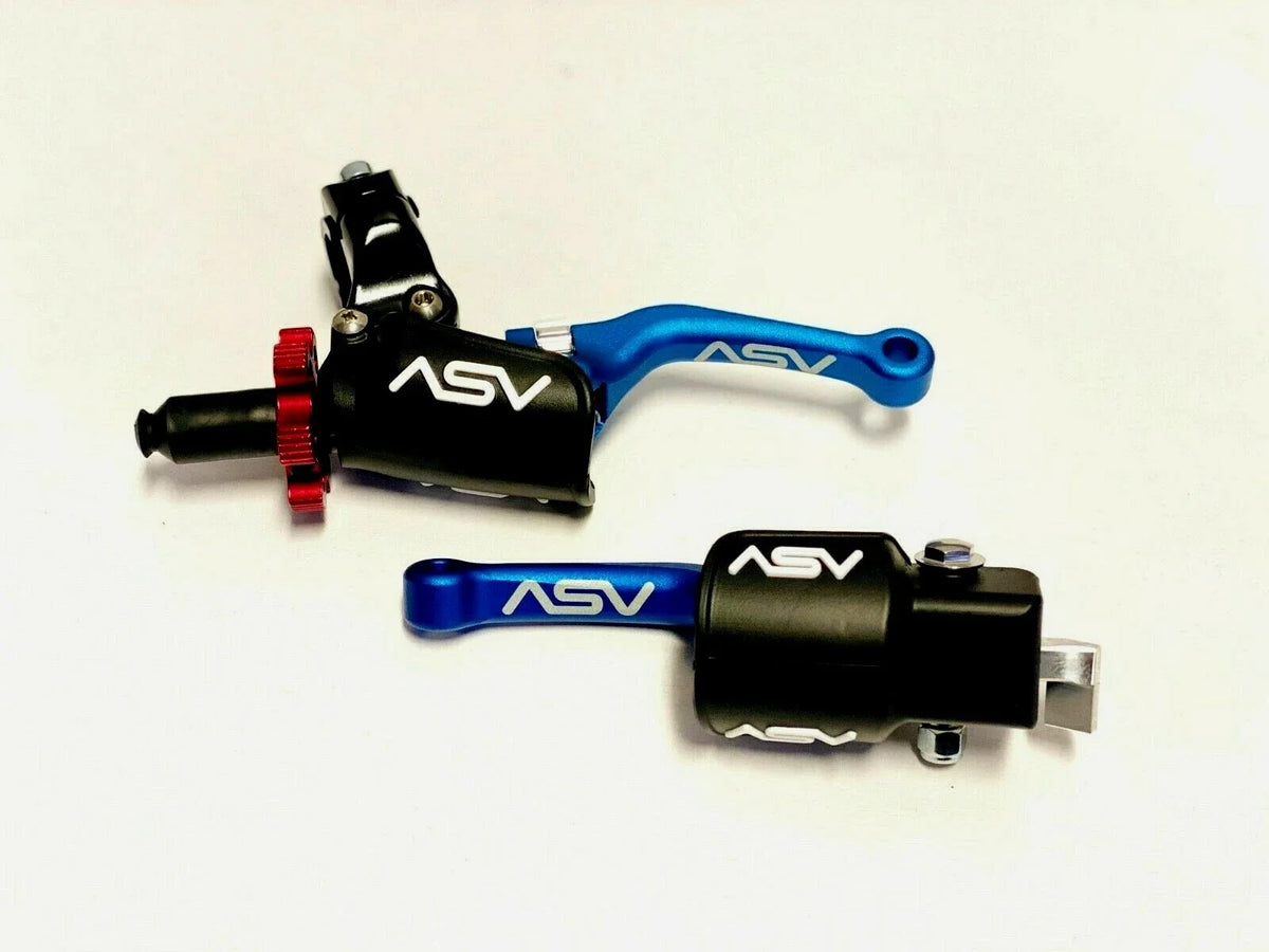 ASV Shorty C6 Pro Pack Brake & Clutch Lever for Yamaha Raptor 700 YFZ450R (2006–2023)