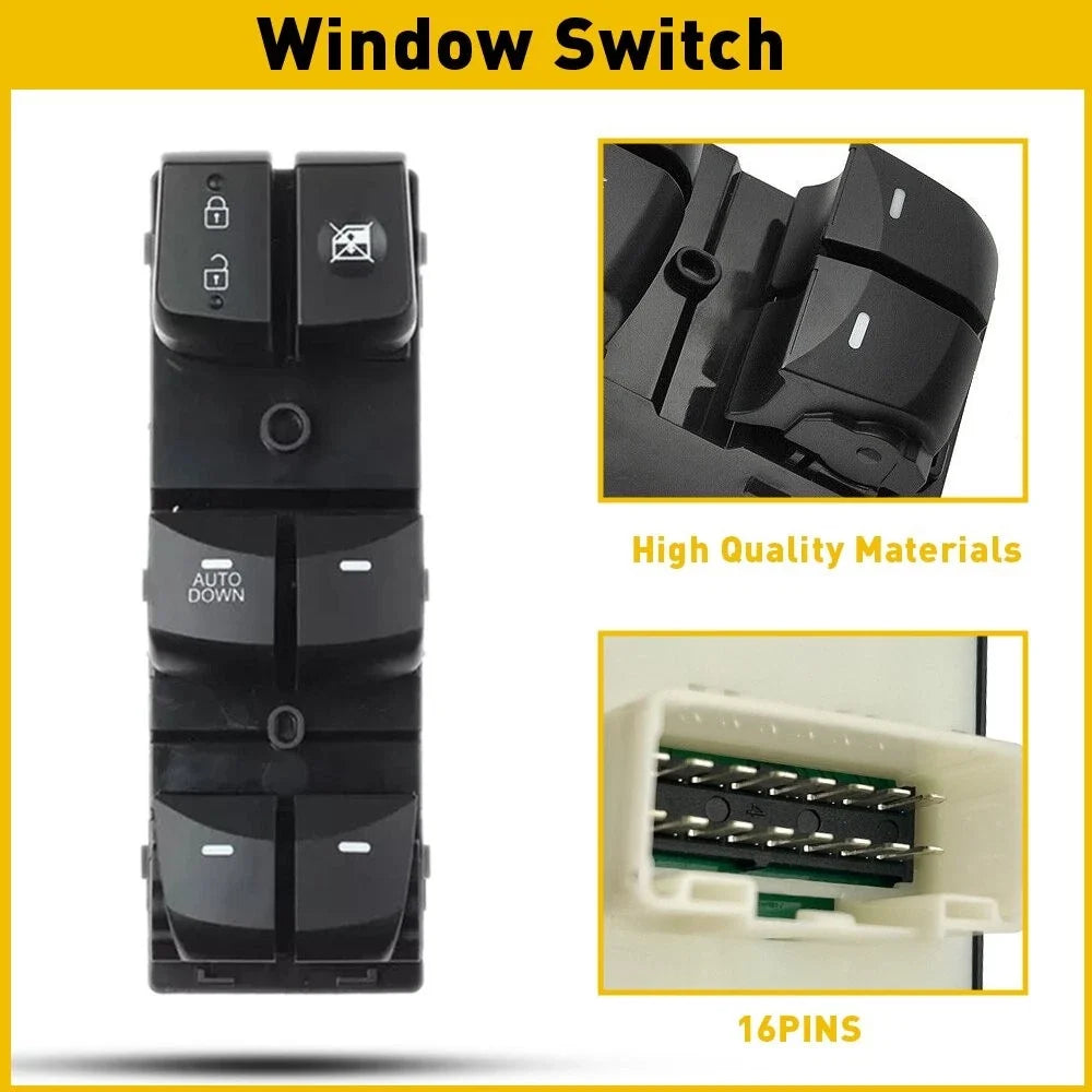Power Window Master Switch 11 Pin for Hyundai Elantra (2011–2015)