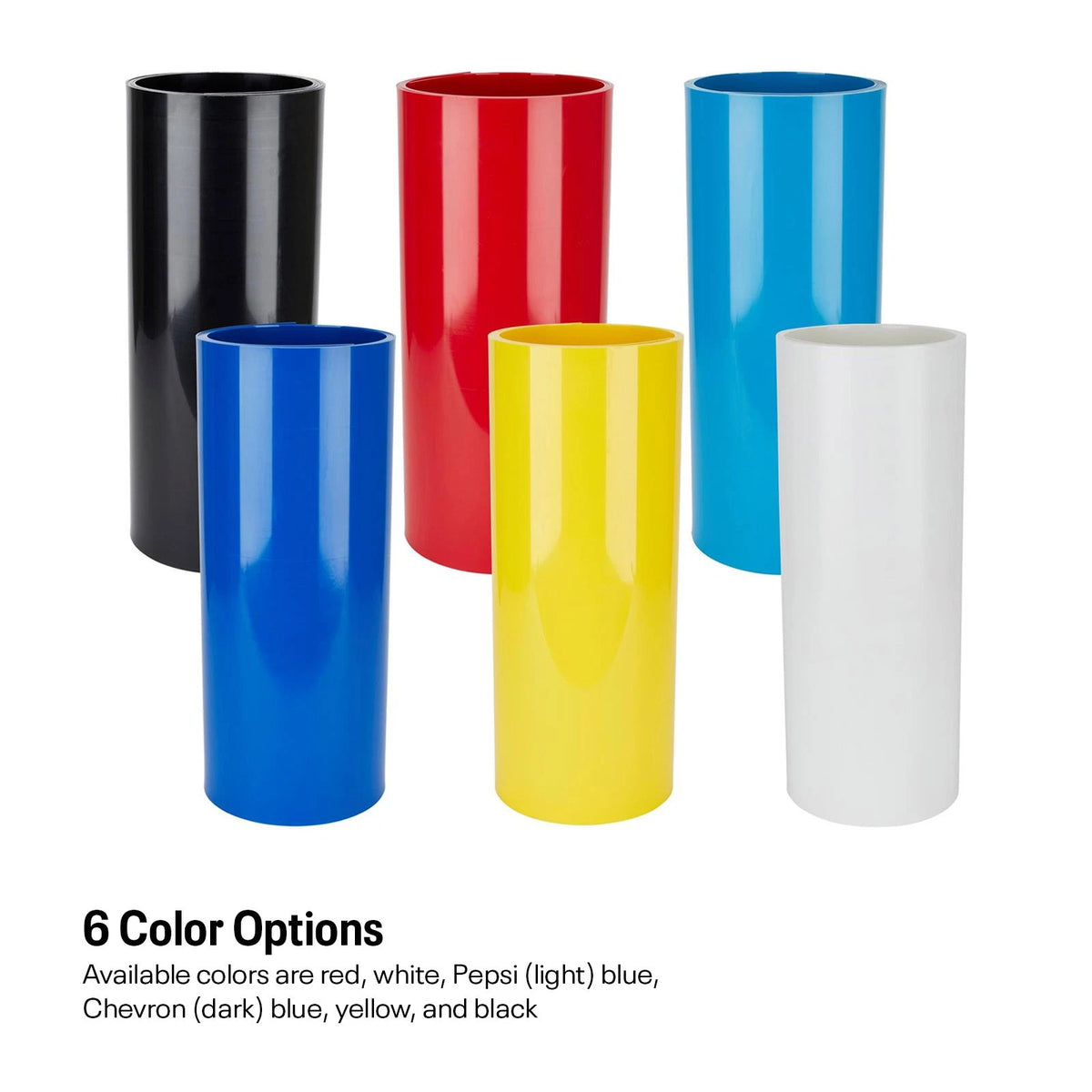 Colored Plastic HDPE Sheet 10 Ft Rolled 1/8 Inch Thick White