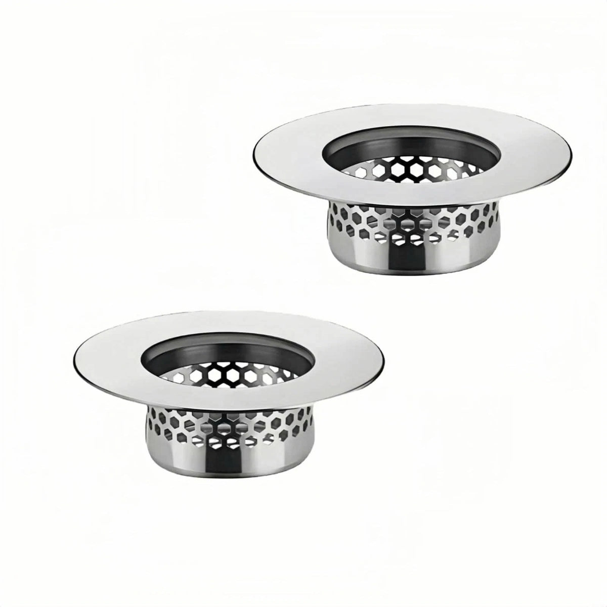 2X Drain Filter Strainer Set for Bathroom Sink & Bathtub