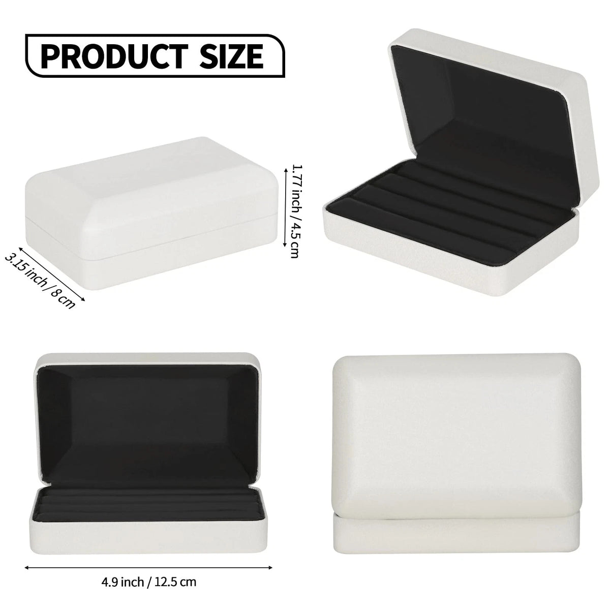Ring Storage Box for Multiple Rings, Travel Jewelry Case