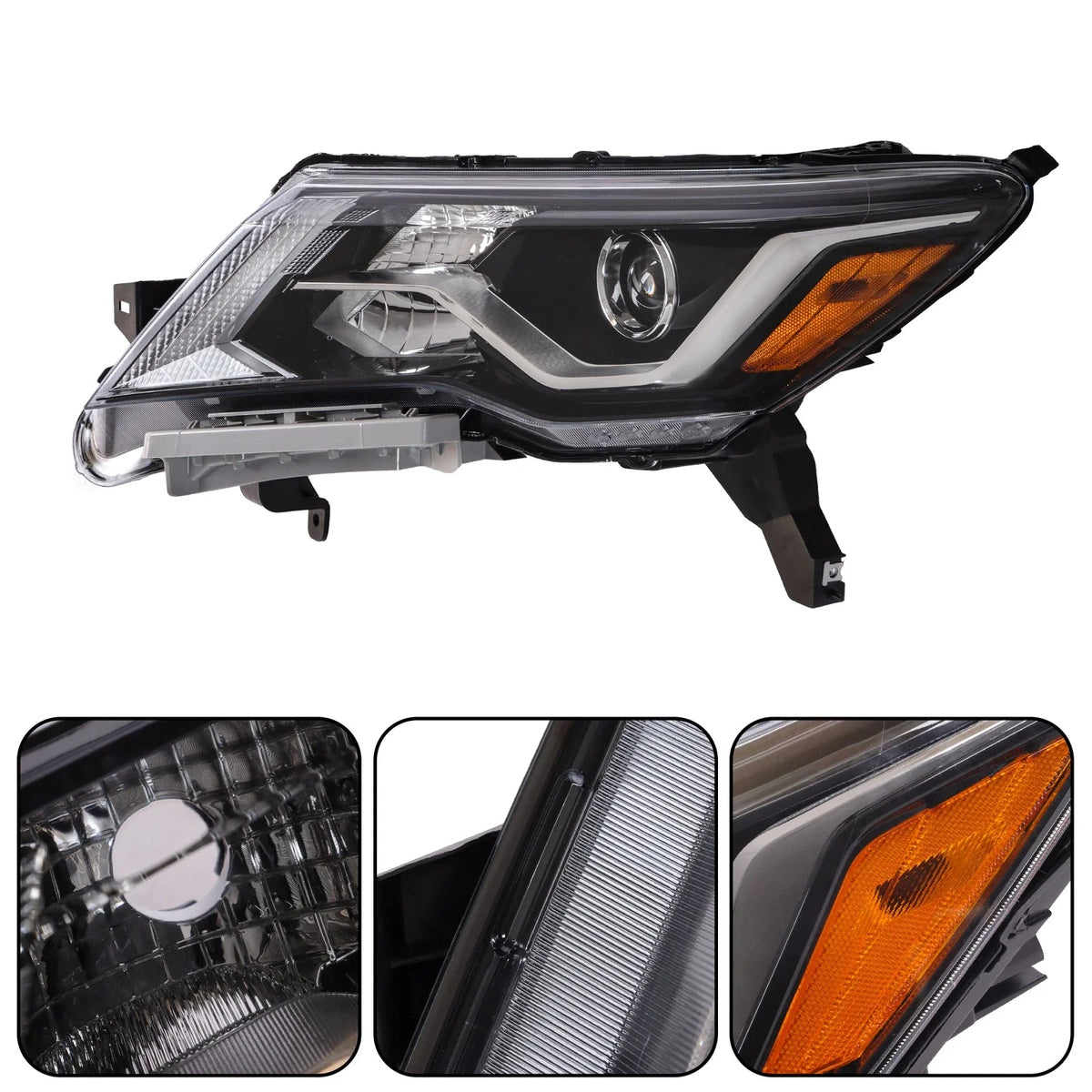 Headlamp Assembly for Nissan Pathfinder (2017–2020) Halogen with LED DRL Left