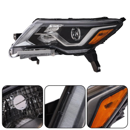 Headlamp Assembly for Nissan Pathfinder (2017–2020) Halogen with LED DRL Left