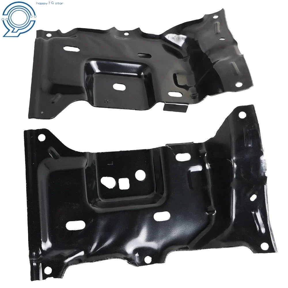 Set of 2 Front Bumper Brackets for Ford F-150 (2015–2017) - Black