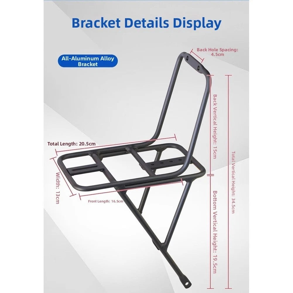 Aluminum Alloy Front Rack for Mountain Bike (20.5x13x34.5cm)