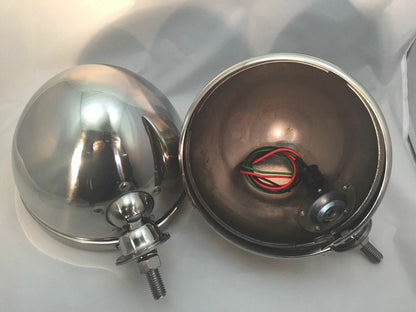 Headlight Buckets with Projection LED for Dietz 7 Inch Stainless (2011–2018)