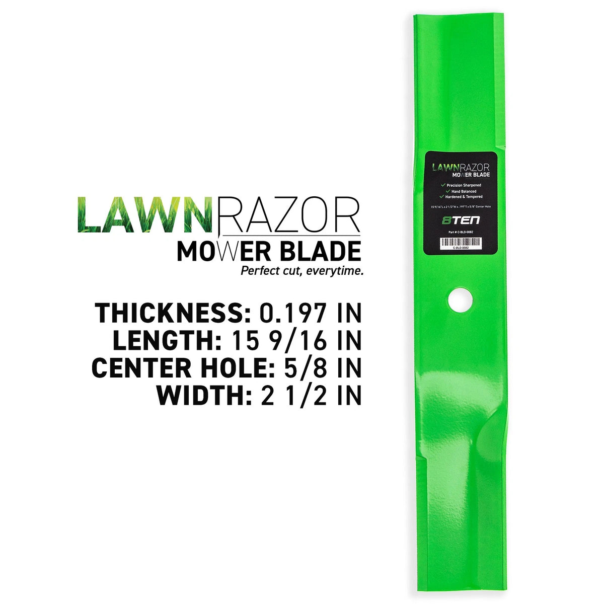 6X Low-Lift Mower Blades for Toro (92-7952-03, 55-4940, 106-0627)