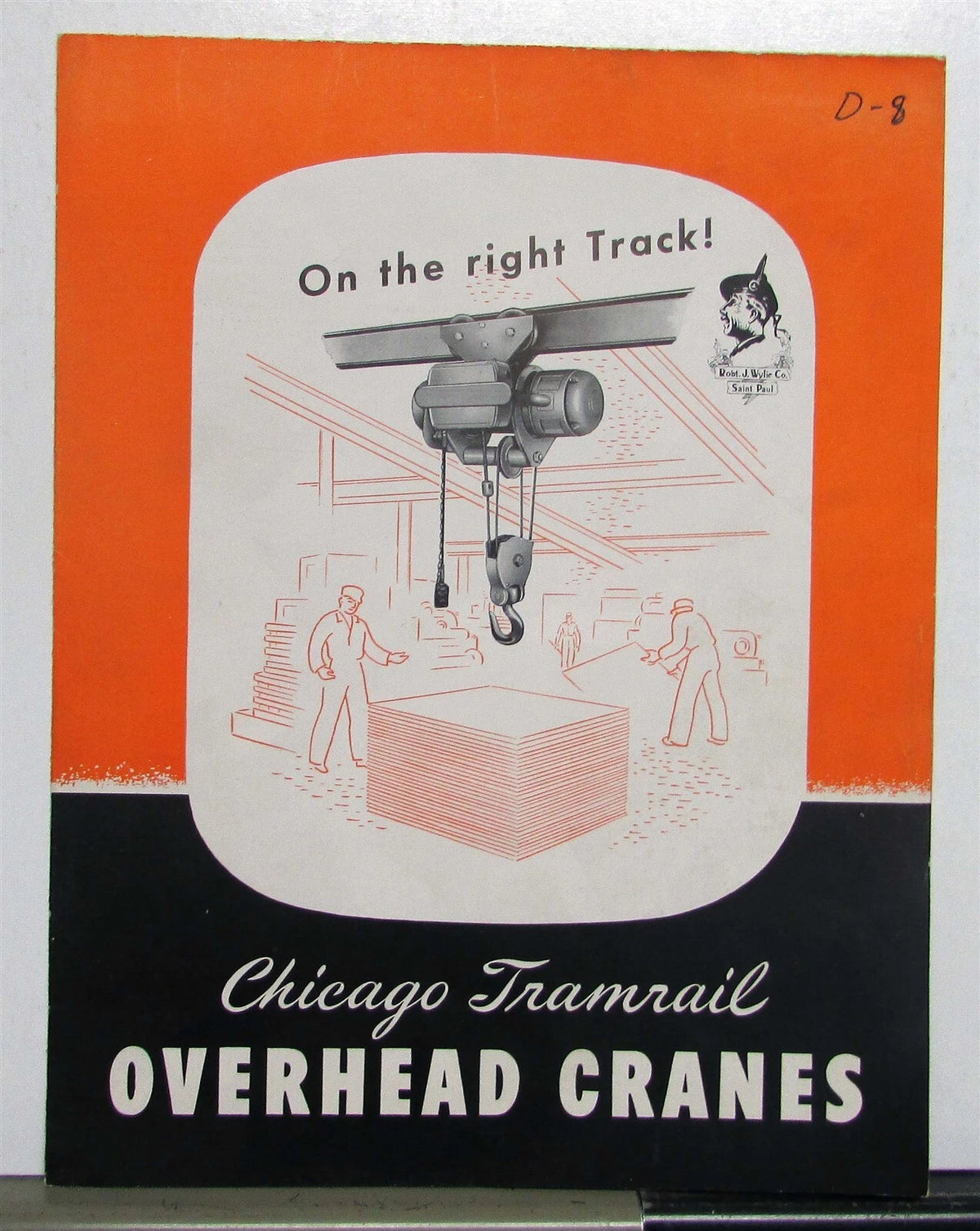 Set of 4 Overhead Cranes for Chicago Tramrail (1930s)