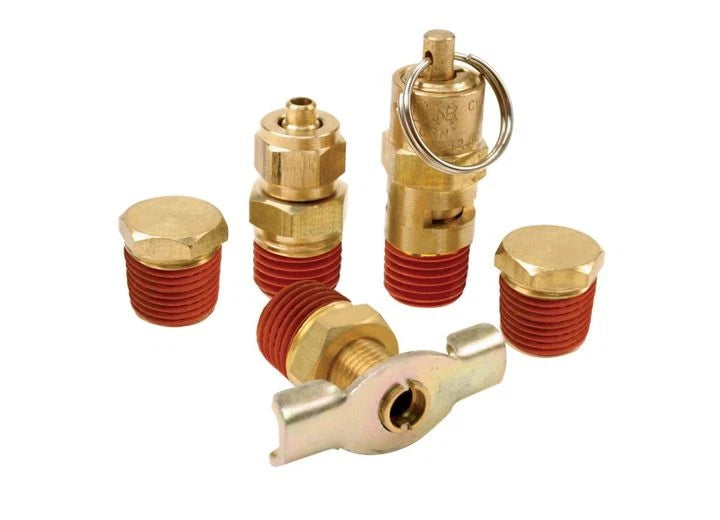 5 Pc. Tank Port Fittings Kit for Viair 90004 (200Psi Rated Systems)