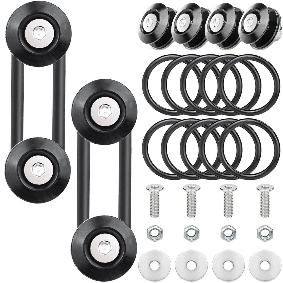 Bumper Quick Release for JDM Vehicles (One Size, Black)