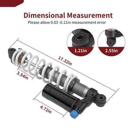 Front Shock Absorbers L&R for Polaris Sportsman XP 550 850 1000 (2009–2021) 7043854 7043464