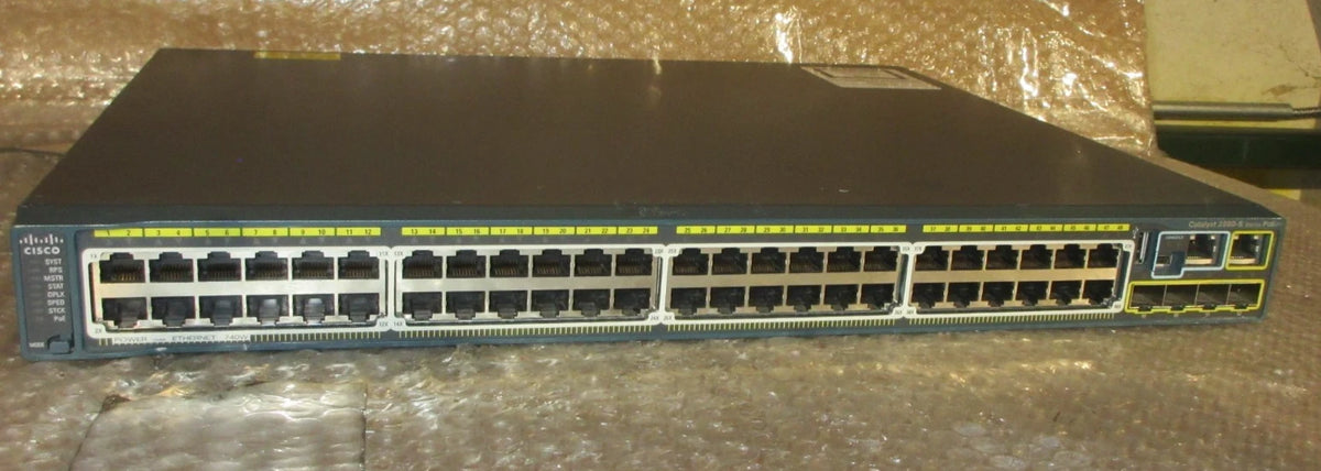 48 Port PoE Gigabit Managed Switch for Cisco Catalyst 2960S (WS-C2960S-48FPS-L)