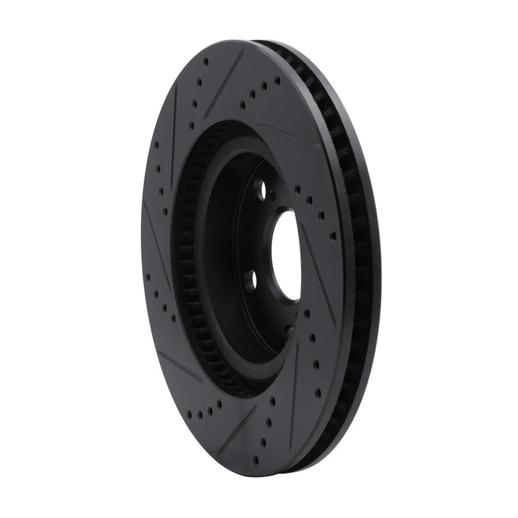Drilled and Slotted Brake Rotor for Pontiac Vibe (2009–2010) ALX-PAU-DF-633-76080R-CLA5