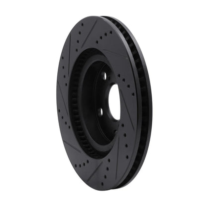 Drilled and Slotted Brake Rotor for Pontiac Vibe (2009–2010) ALX-PAU-DF-633-76080R-CLA5