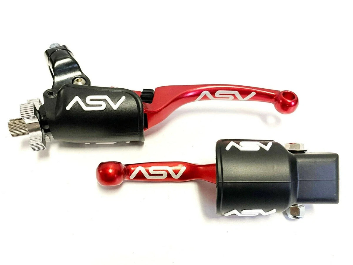 Pair of ASV F4 Front Brake Clutch Perch Levers for RMZ 250 450 (2007–2023)