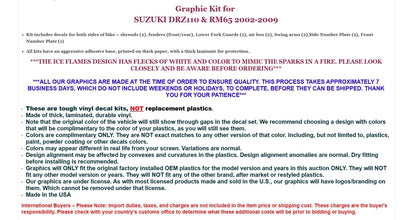 Graphic Stickers +#PLT Decals for Suzuki DRZ110 RM65 (2002–2009)