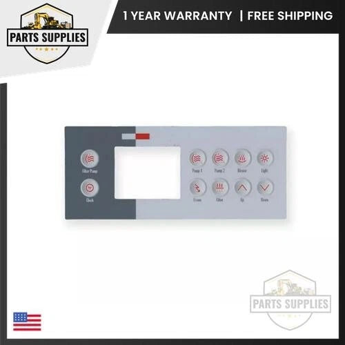 Keypad Overlay for Gecko TSC4 Series Topside Control