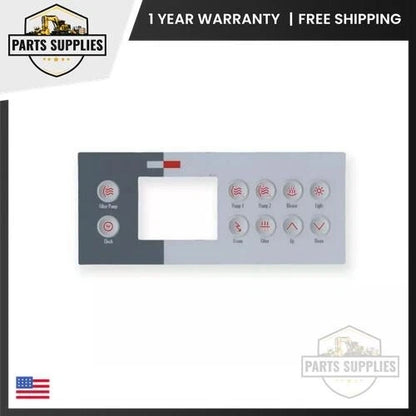 Keypad Overlay for Gecko TSC4 Series Topside Control