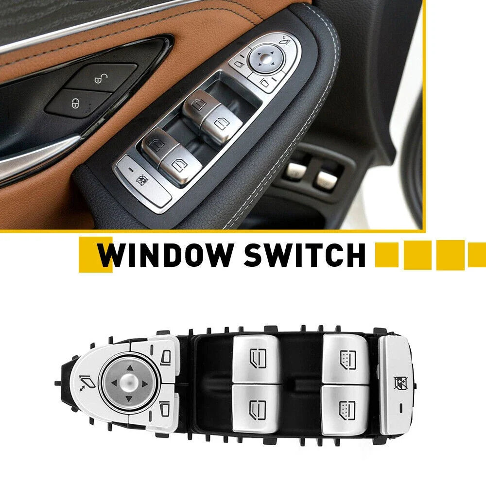 Driver Door Power Window Switch for Mercedes Benz C300, GLC300 (2015–2020) 2229056800