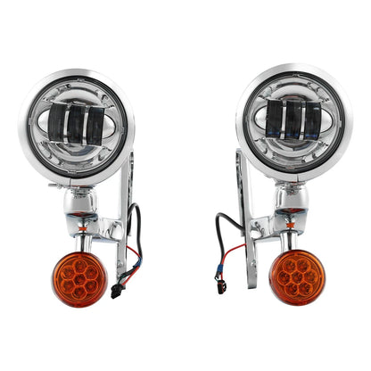 Fog Light Bracket for Harley Touring Road King (1994–2024)