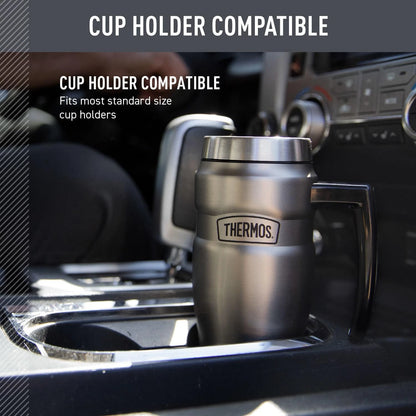 16 Oz Thermos Stainless King Vacuum-Insulated for Automotive Use