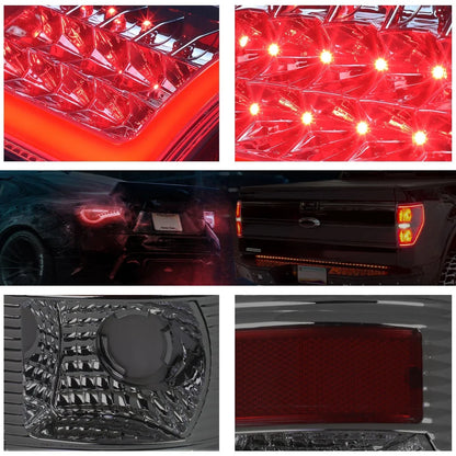 3D LED L-Bar Tail Light Brake/Reverse Lamp for Ford Super Duty (1997–2007)