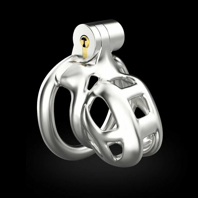 Stainless Steel Male Chastity Device Mamba Cage 45mm