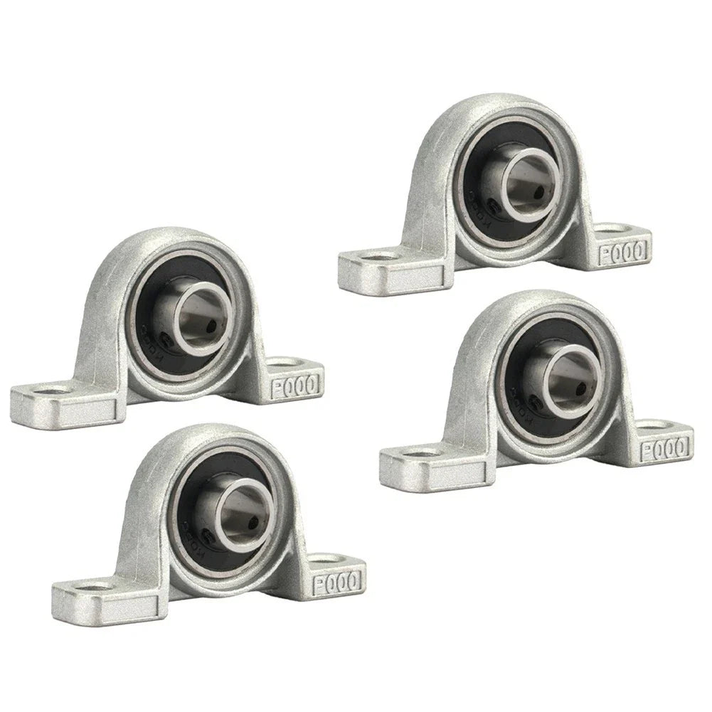 Set of 4 KP000 Block Bearings for Pillow Block Ball Shaft Spherical Roller