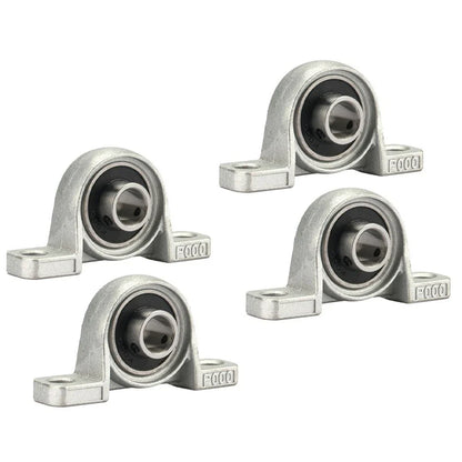 Set of 4 KP000 Block Bearings for Pillow Block Ball Shaft Spherical Roller
