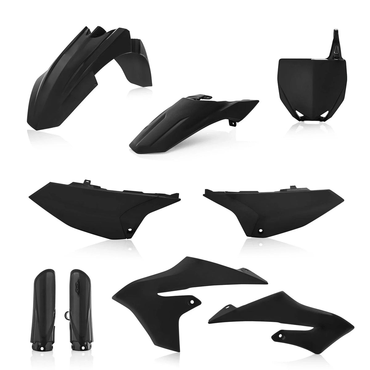 Acerbis Full Plastic Kit Black for Yamaha YZ65 (2019–2024)