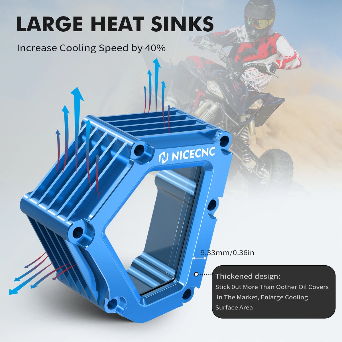 Crankcase Oil Cover for Yamaha YFZ450R RSE (2009–2024)