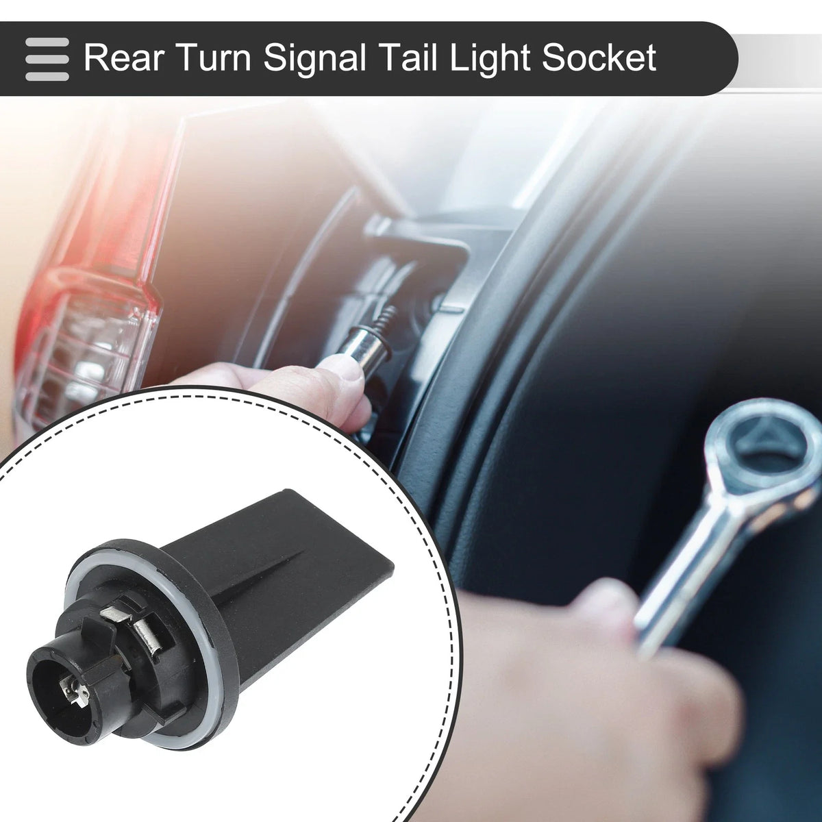Rear Turn Signal Tail Light Socket for BMW 1 Series (2015–2019) No. 63126916102
