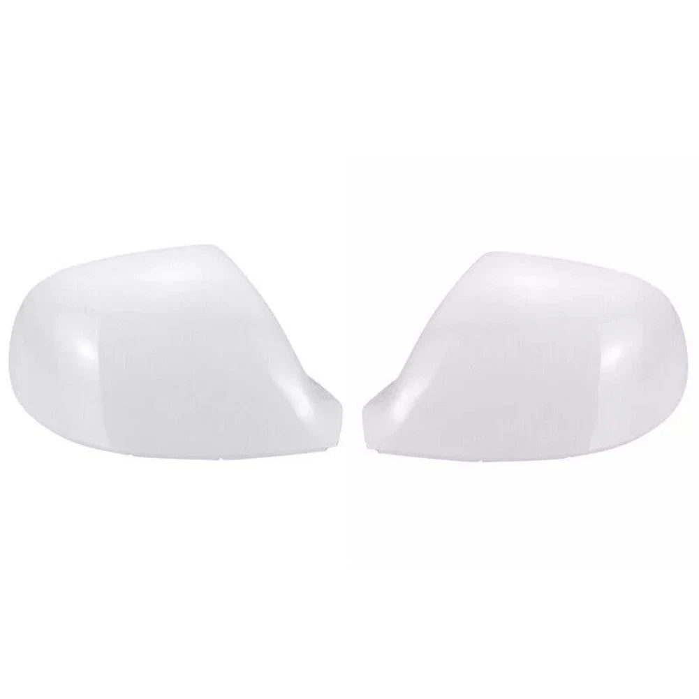 2X White Rear View Mirror Cover for Transporter (2010–2019)