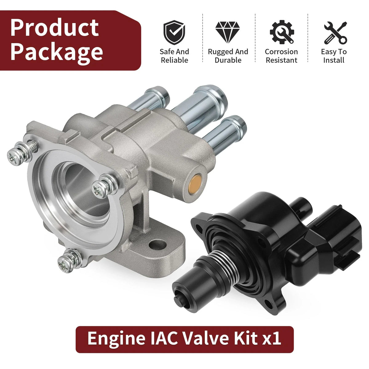 Idle Air Control Sensor Valve Kit for Polaris RZR XP 4 900 (2012–2013) #4011638