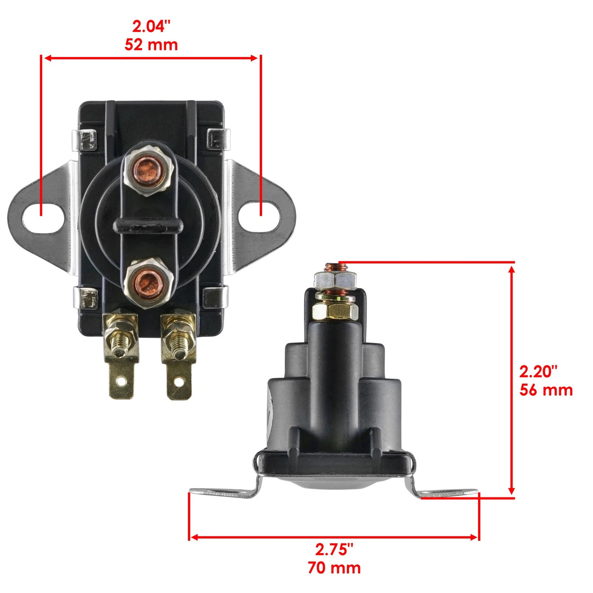 Starter Solenoid Relay for Mercury Marine 75Hp 60Hp (RE201 - LAR)