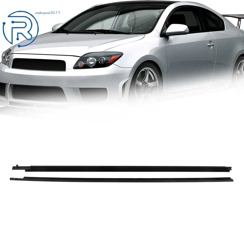 Set of 2 Door Glass Window Weatherstrip Seals for Scion TC (2005–2010)